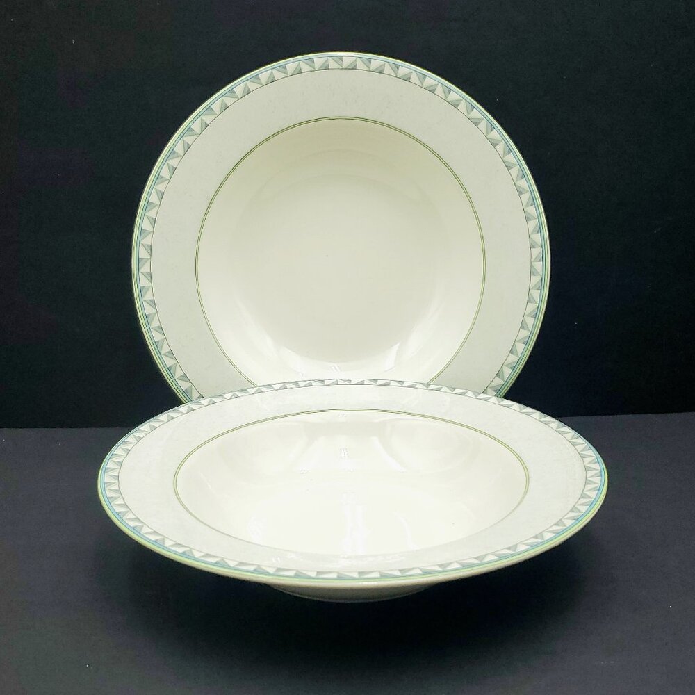 Studio Nova Ontario Rim Soup Bowls SH303 Rimmed Individual Pasta Bowls